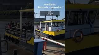 Veerboot Baasrode  Moerzeke gratis en open 7 op 7 [upl. by Krenn]