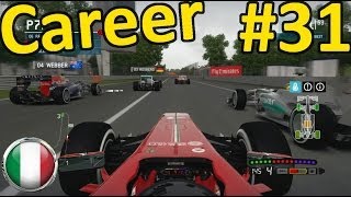 F1 2013 Monza 100 Career Mode Part 31 Italy [upl. by Ennovad]