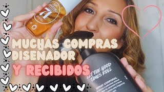 MUCHAS COMPRAS Y RECIBIDOS DISEÑADOR Y ÁRABES 💕 LANCOME LUSH SOL DE JANEIRO ANGEL FANTASM ✨️🌟 [upl. by Jarl118]