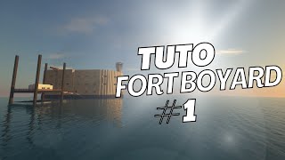 Tuto construction Fort Boyard Minecraft 1 [upl. by Chloe]