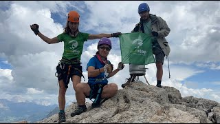 CIMA DAUTA ORIENTALE Vía Ferrata Paolin Piccolin [upl. by Eanerb134]