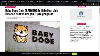 BABY DOGE AKANKAH HARGA PULIH KEMBALI [upl. by Jansen943]