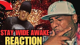 RANTREACTION  Eminem  Stay Wide Awake lyrics [upl. by Ruben]