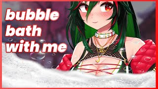 【 VTUBER ASMR 】♡ Its time for our bubble bath ♡ [upl. by Nimsaj]