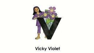 Letter quotVquot Vicky violet Week 5 [upl. by Loats]