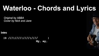 Waterloo – Chords and Lyrics – ABBA Cover [upl. by Hands]