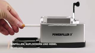 Powerfiller 3 elektrische Zigarettenstopfmaschine [upl. by Senga]