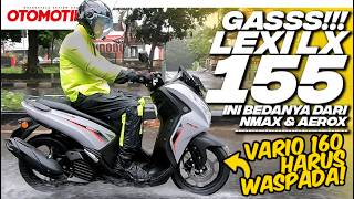 PERTAMA DI INDONESIA NGEGAS YAMAHA LEXI LX 155 NGACIR VARIO 160 WAJIB WASPADA  Otomotif TV [upl. by Belden487]