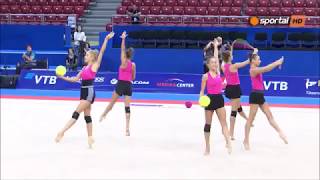 Bulgaria 3 Balls 2 Ropes Podium Training  World Championships Sofia 2018 [upl. by O'Brien]