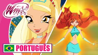 Winx Club  BRAZILIAN PORTUGUESE  Season 3 Episode 16  Enchantix Transformations  FIXED – FANMADE [upl. by Oguh366]