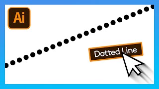 How to Create a Dotted Line in Illustrator  Adobe Tutorial [upl. by Nitsuj]