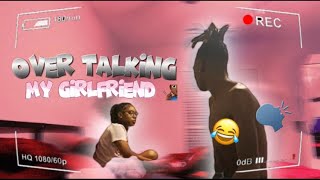 Over Talking🧏🏾‍♂️My Gfshe got mad asfc🤯 [upl. by Noryv]