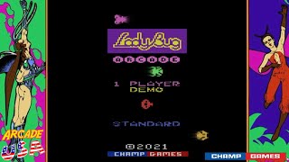 Lady Bug Arcade Atari 2600 Demo [upl. by Blasien]