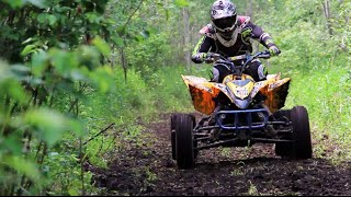 2016 YFZ 450R Riding with TSMs Brandon Lenk [upl. by Eznyl]