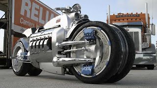 Engine Sim Dodge Tomahawk V10 Bike Naturallyaspirated [upl. by Ellerehs]