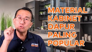 MATERIAL KABINET DAPUR PALING POPULAR [upl. by Gnahk]