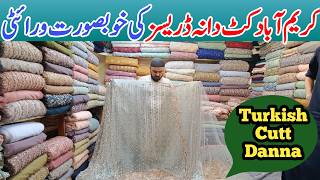 Cutdana Work Net Fabric  Cutdana Net Fabric  DubaiTurkish Cutdana  Bazar E Faizal Karachi [upl. by Deni]