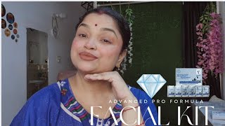 Facial at home with oriflame lovenature radiance facial kit facial makeup ytshorts [upl. by Yetak]