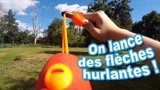 LANCEURS de FLECHES HURLANTES SKY RIPPERZ  Challenge avec un fan de Démo Jouets [upl. by Lenora]