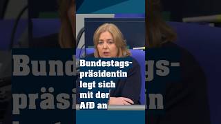 TUMULT Bundestagspräsidentin greift ein noafd [upl. by Justinian592]