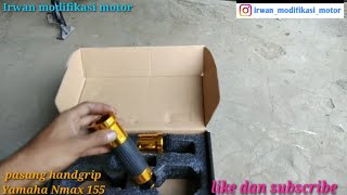 🔴cara pasang handgrip full cnc di Yamaha Nmax [upl. by Yale868]