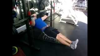 Inverted pushups Lagartijas invertidas en Rack [upl. by Leummas]