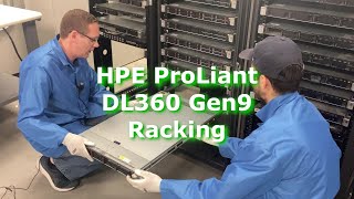 HPE ProLiant DL360 Gen9  How To Rack a Server  Server Racking  Sliding Rails  Rackmount Server [upl. by Jala]