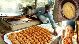 Traditional village Jaggery making complete process گڑ بنانے کا طریقہ [upl. by Franny]