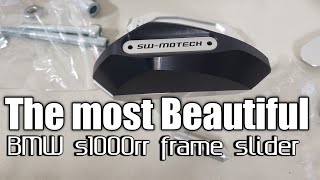 The Ultimate BMW S1000rr Frame Sliders  Unboxing SWMotech Frame Sliders [upl. by Phenice]