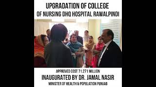 Upgradation of College of Nursing DHQ Hospital Rawalpindi shorts [upl. by Nwahsyar]