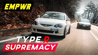 Integra DC5  DC2 Type R VTEC Mountain Run 🎌 Pedal to the Metal [upl. by Spillar116]