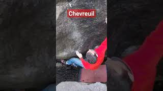 Chevreuil V6 as climbed by grimpepartout3744 valdavidbouldering bouldering [upl. by Anoyi]