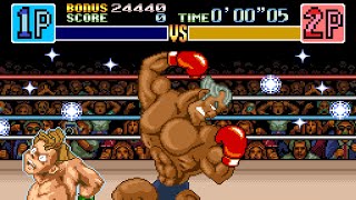 TAS Super Punch Out  2 Player Mode 2P Wins All Fights 05564 InGame Time [upl. by Idnal]