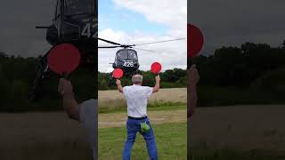 Arrival of Rare Westlands Wasp helicopter [upl. by Margy]