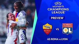 🔴 AS ROMA VS LYON UEFA WOMENS CHAMPIONS LEAGUE 202425 PREVIEW amp PREDICTIONS [upl. by Einomrah637]