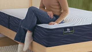 Serta iComfort ECO S30LTX Medium 125quot Hybrid Mattress  Firmness Capture [upl. by Phebe]