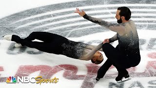 CainGribble and LeDuc win second National Title with spectacular free skate  NBC Sports [upl. by Adaran]