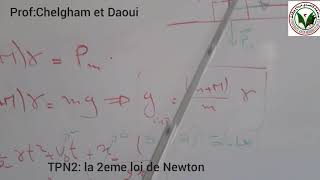 TP physique I  La 2ème loi de Newton partie1 [upl. by Ralli945]