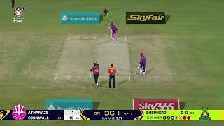 Rahkeem Cornwall dismissed TWICE in one ball 😱 [upl. by Fortune622]