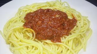 SPAGETTİ SOSU  Spagetti sosu nasıl yapılır kolay ve lezzetli  Sevdanın Mutfağı [upl. by Rehpotisrhc]