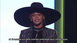 Beyoncé FR  Discours dacceptation  CFDA Awards Fashion Icon [upl. by Suaeddaht]