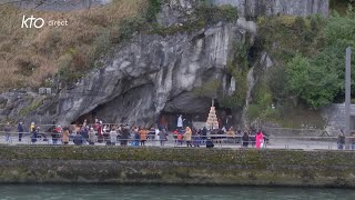 Chapelet du 3 janvier 2023 à Lourdes [upl. by Dnaltruoc]