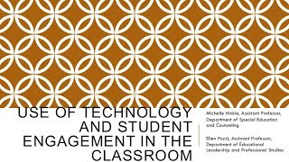 Use of Technology and Student Engagement in the Classroom [upl. by Oly]