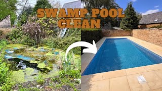 FULL TRANSFORMATION OF THE SWAMP POOL [upl. by Stanly]