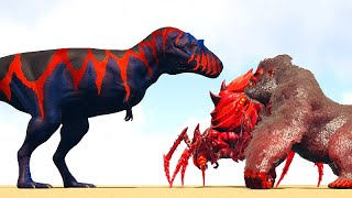 INFERNAL GORGOSAURUS vs BOSSES  ARK Dino Battle 🦎 [upl. by Ames]