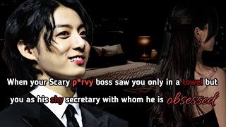 When your prvert Boss saw you only in a towl but you as his shy secretary whom he is obsssed with [upl. by Linoel]