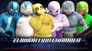 WWE 2K17 Wtf Pikachu vs Mewtwo vs Snorlax vs Machoke vs Swampert vs Sceptile  Pokemon Go [upl. by Otter]