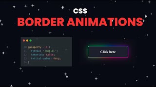 CSS Border Animations in 6 Minutes [upl. by Garrity]