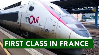 The new TGV InOui in first class Why does it already feel so dated [upl. by Ronile]