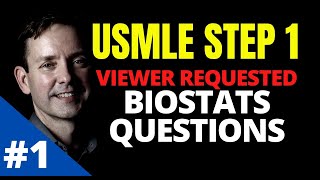 USMLE STEP 1 VIEWER REQUESTED BIOSTATS QUESTIONS Thank you Devika [upl. by Ilise623]